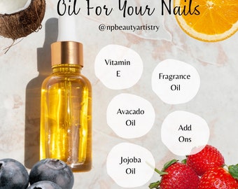 NUEVOS aromas de frutas / Aceite para cutículas Mini / Aceite para cutículas / Cuidado de cutículas / Suero para uñas / Gotero de aceite para cutículas / 3mL / 5mL