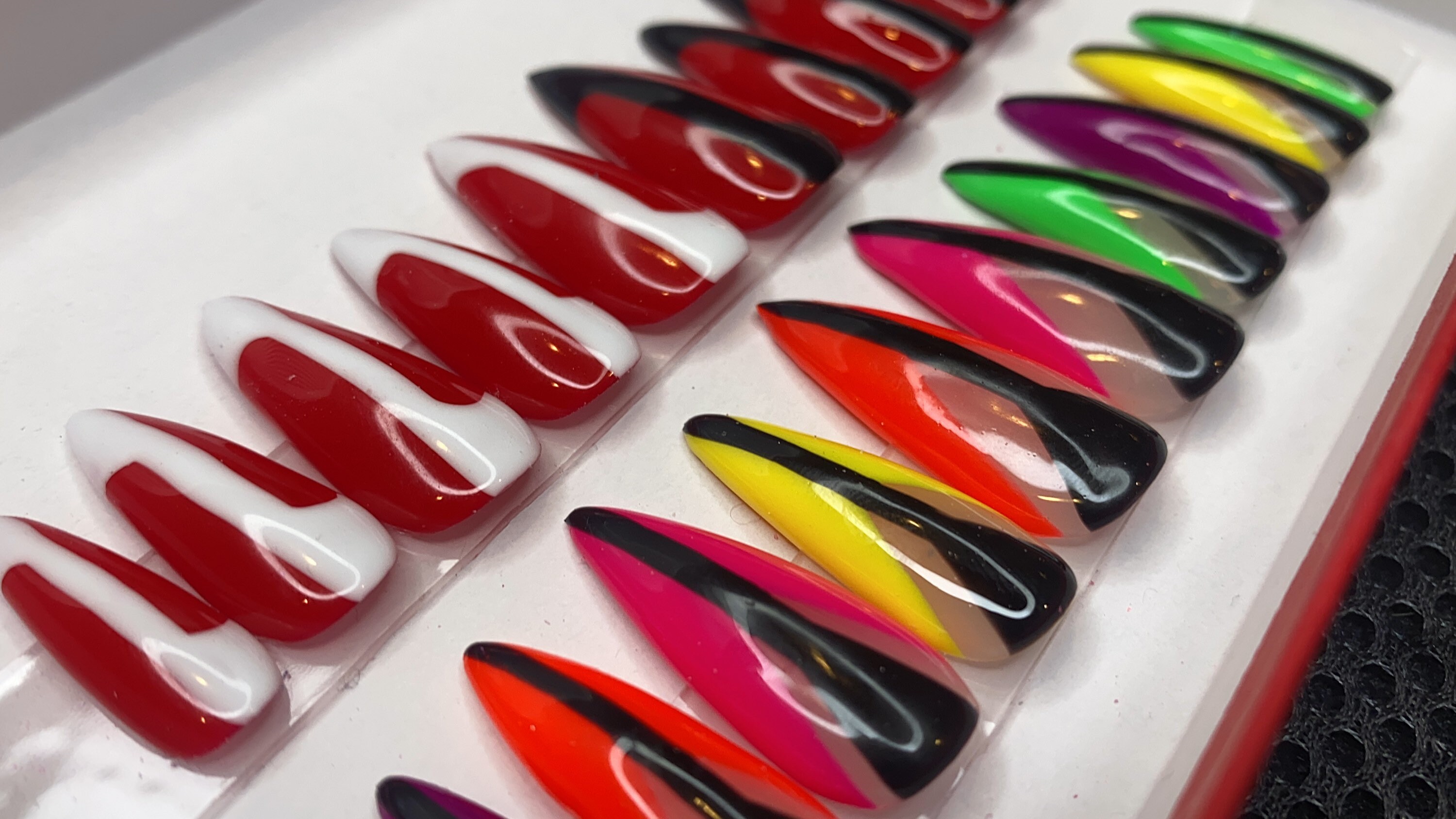 Neon glow in best sale the dark nails