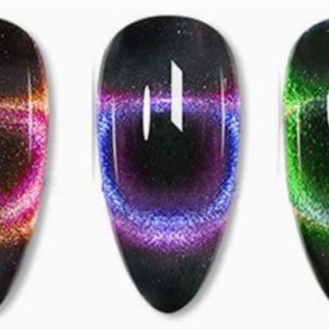 Cat Eye Press On Nails: 10-Piece Gel Nail Set