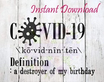 Download Covid Birthday Svg Etsy