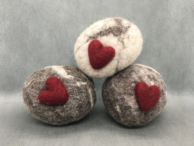 Felt Forever Pebbles Valentine Pebbles Love Rocks
