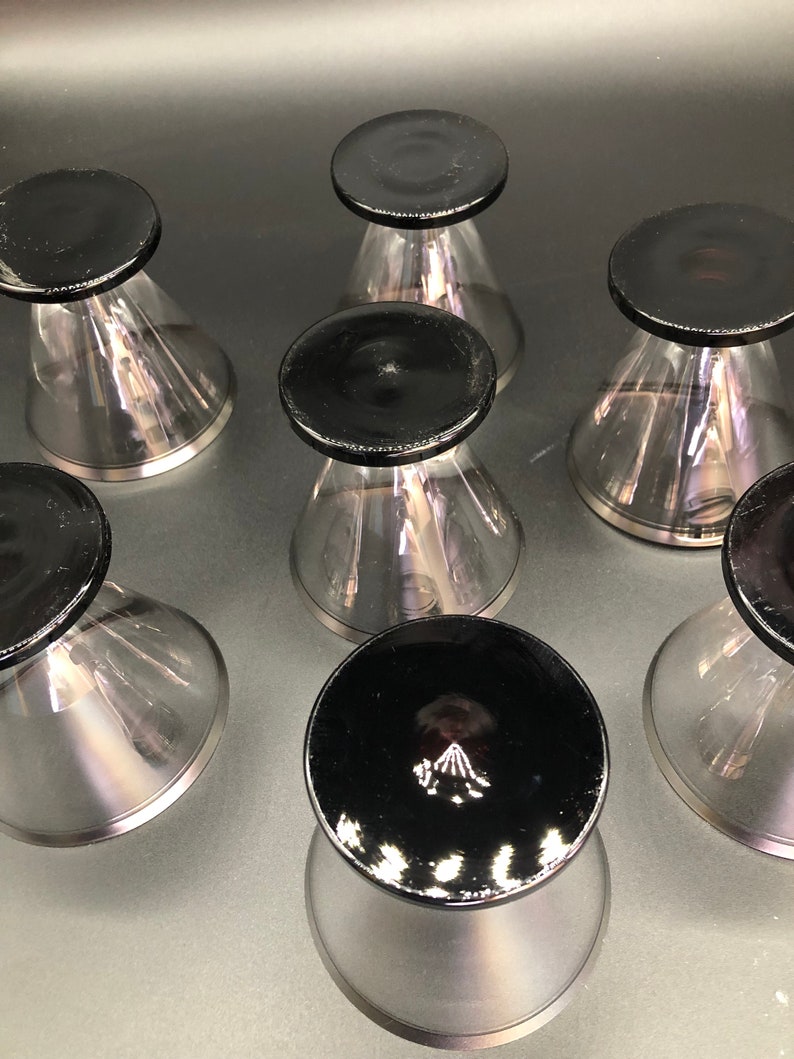 Six Delightful Art Deco Type Glasses/sundae Dishes Etsy