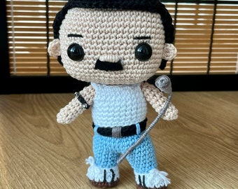 Freddie Mercury Amigurumi | 15cm