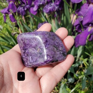 Charoite Palmstone/Freeforms/Purple Shimmer/Tinaksite image 9