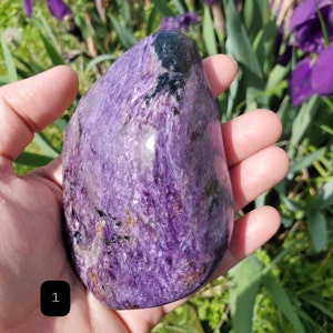 Charoite Palmstone/Freeforms/Purple Shimmer/Tinaksite image 2