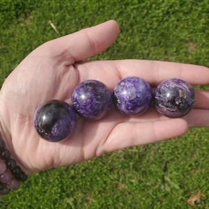 AAA Charoite Spheres