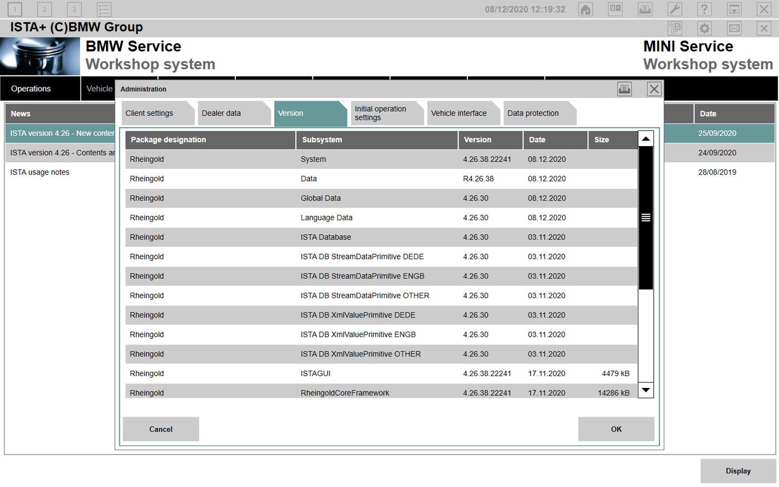 Bmw ista online