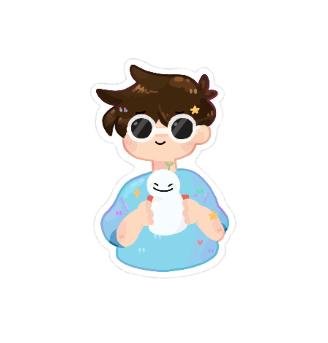 georgenotfound merch stickers