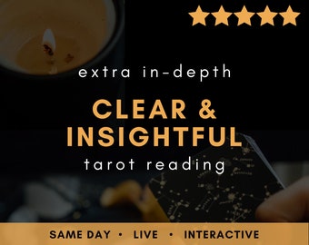 Same Day 60-minute LIVE Clear & Insightful Tarot Reading | Real Love Angel Spirit Romance Future Advice Healing General Experienced