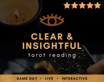 Same Day LIVE Clear & Insightful Tarot Reading | Real Love Angel Spirit Romance Future Advice Healing General Experienced
