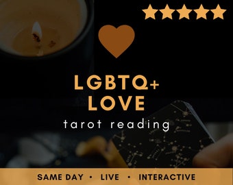 Same Day LIVE LGBTQ+ Love Tarot Reading | Psychic Oracle Real Love Angel Spirit Romance Future Advice Healing Experienced