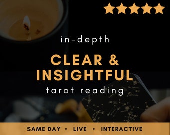 Same Day 45-minute LIVE Clear & Insightful Tarot Reading | Real Love Angel Spirit Romance Future Advice Healing General Experienced