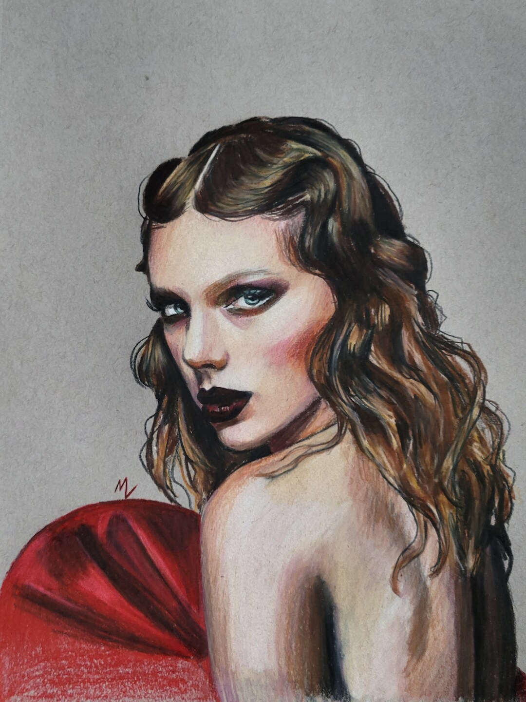 Color Pencil Drawing of Taylor Swift - Etsy