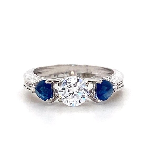 Saphir Bleu 1 Carat Certifié IGI – Pierre Précieuse, Idée Cadeau Luxe