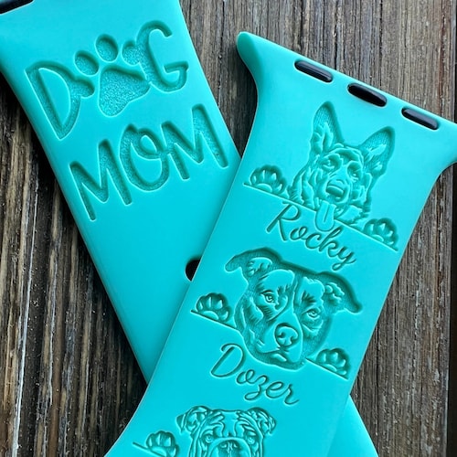 Dog Breed Personalized Custom Watch Band Compatible With Apple Etsy