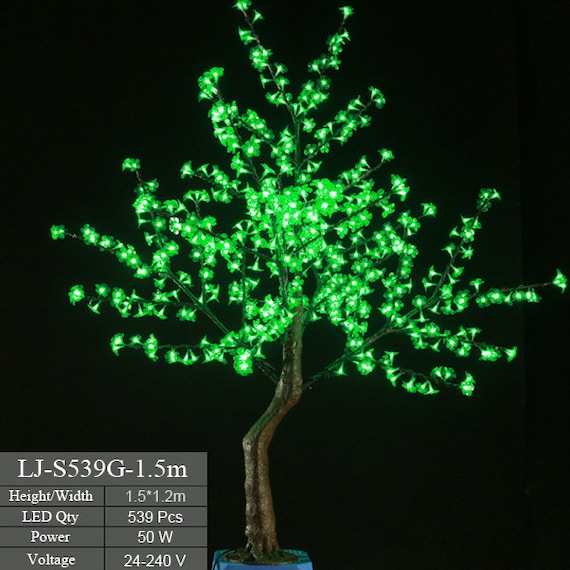 5ft LED Cherry Blossom Tree: Indoor/outdoor Decor - 540 Leds - Etsy