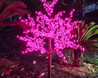 7ft LED Cherry Blossom Tree: Indoor/Outdoor Lighted Tree (972 LEDs)