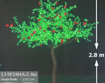 9.5ft. LED Fruit Tree with Lights  2484LEDs