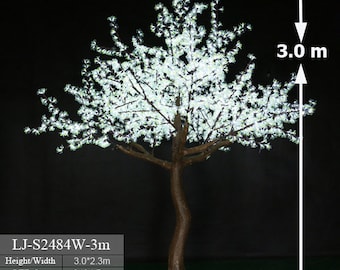 LED outdoor lighted cherry blossom tree 9.5ft/2.8м 2484leds  9 Color Option