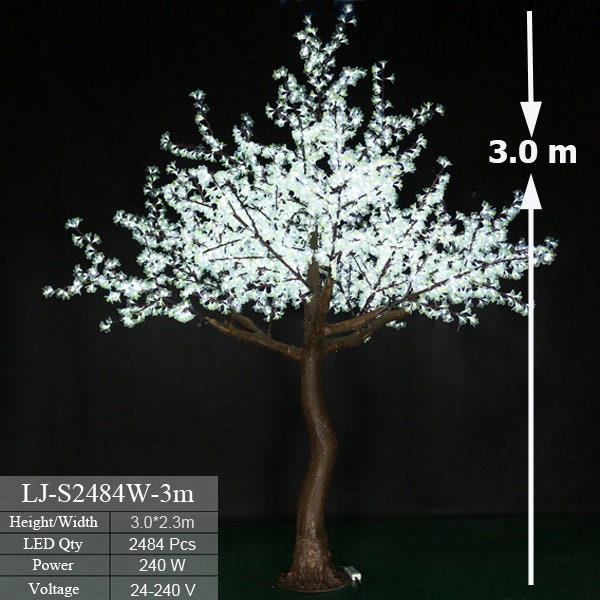 LED Outdoor Lighted Cherry Blossom Tree 9.5ft/2.8м 2484leds 9