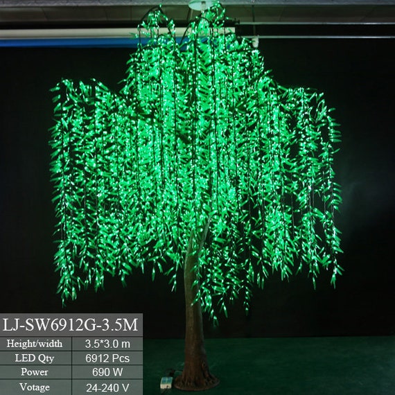 Artificial willow tree with lights deals