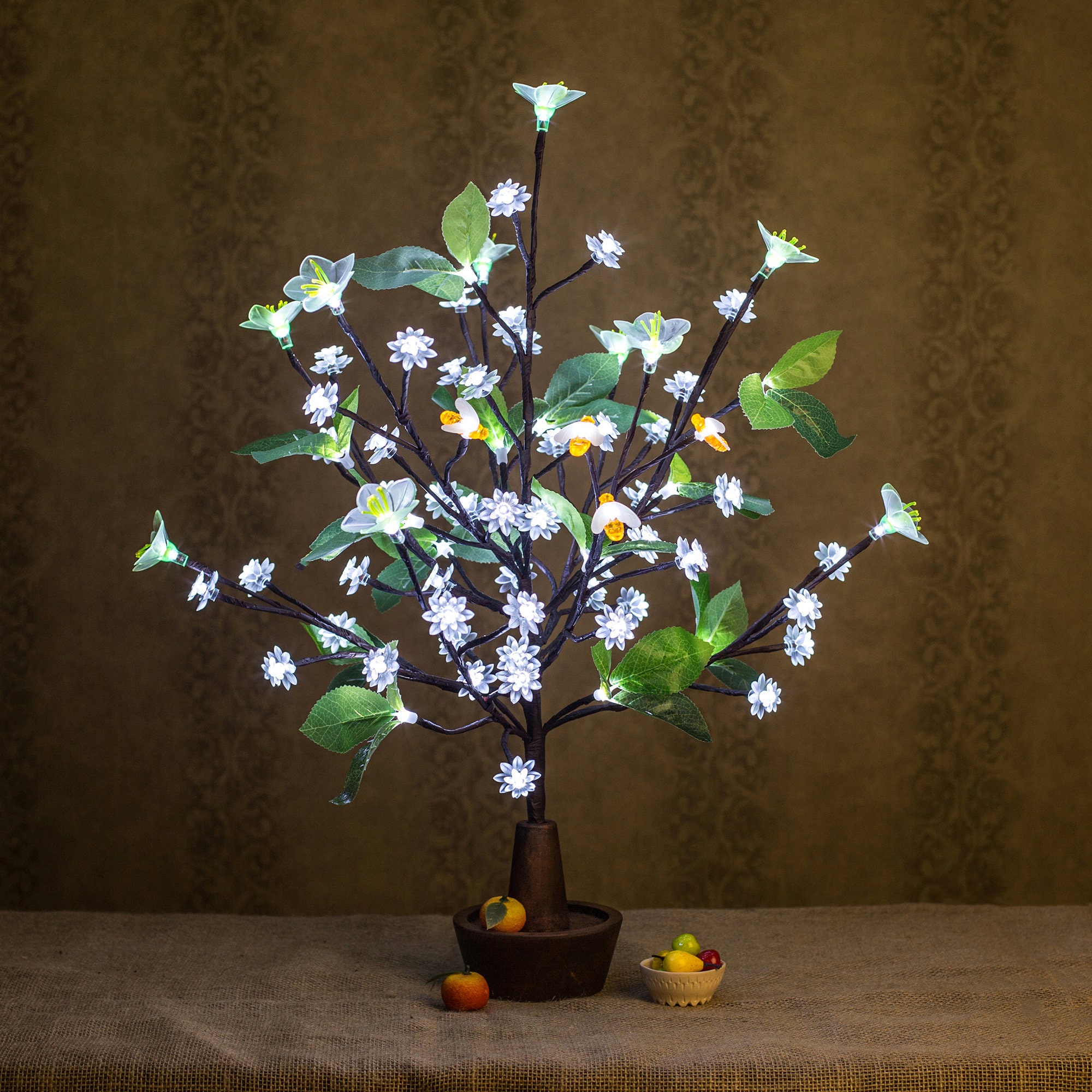 Fairy Light with Artificial Tree Lamp Decorrative Table Etsy