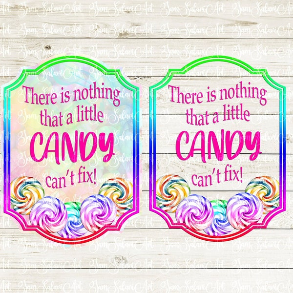 Candy Label PNG, Tumbler Candy Label, Candy Sublimation Labels, Candy Sticker, Digital Download.