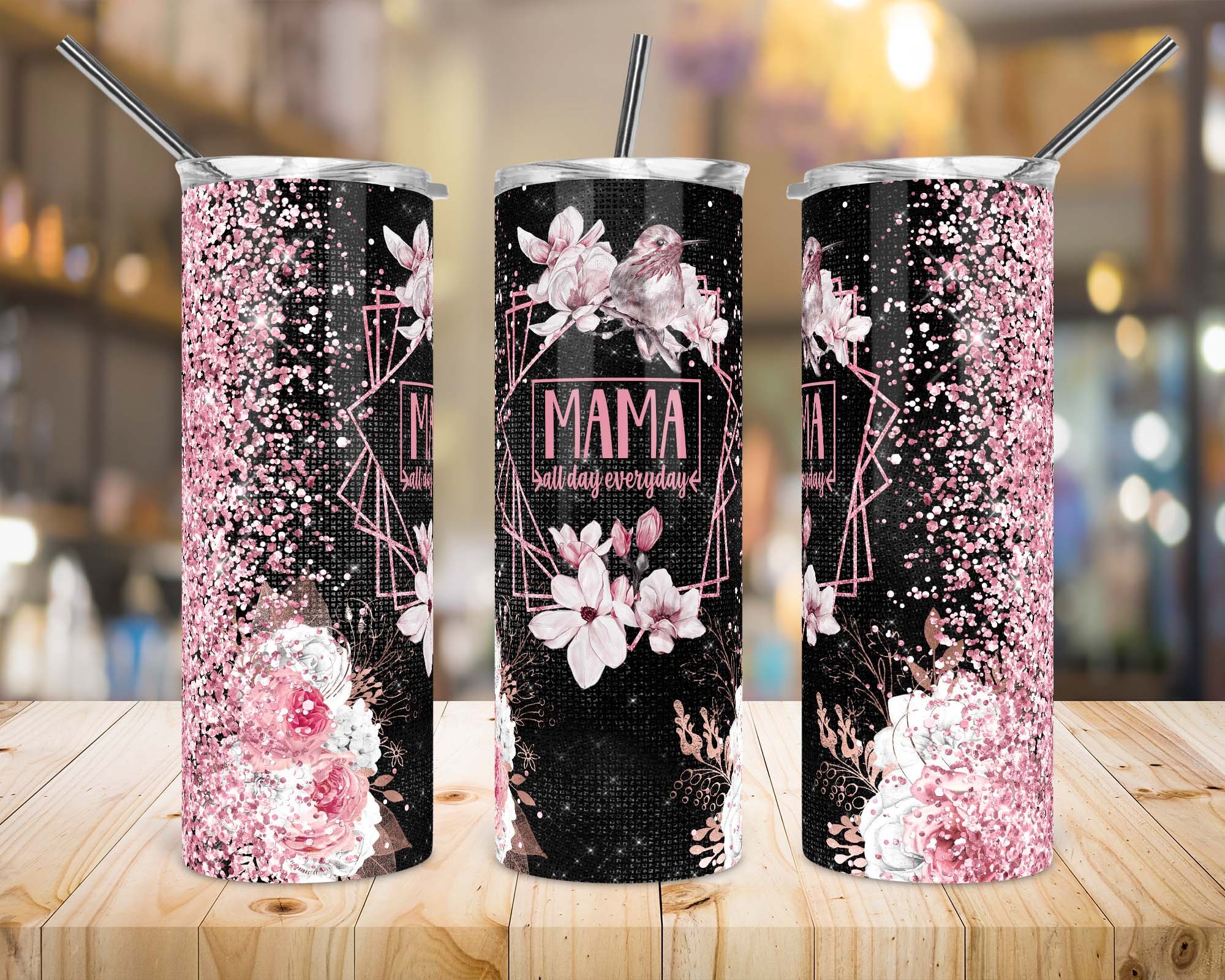 Camo Tumbler 20oz – Always Stylish Mama