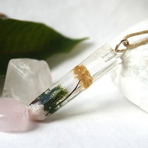 Pilz Anhänger / Schirmpilz / Witchy Schmuck / Cottagecore Schmuck / Dunkler Cottagecore Anhänger / Echter Pilz / Eiskristall