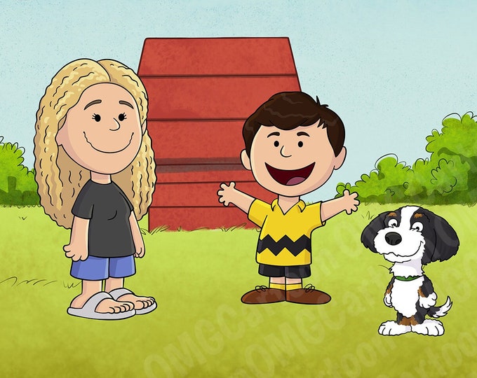 Peanuts Table Character Cards **charlie Brown, Snoopy, Sally