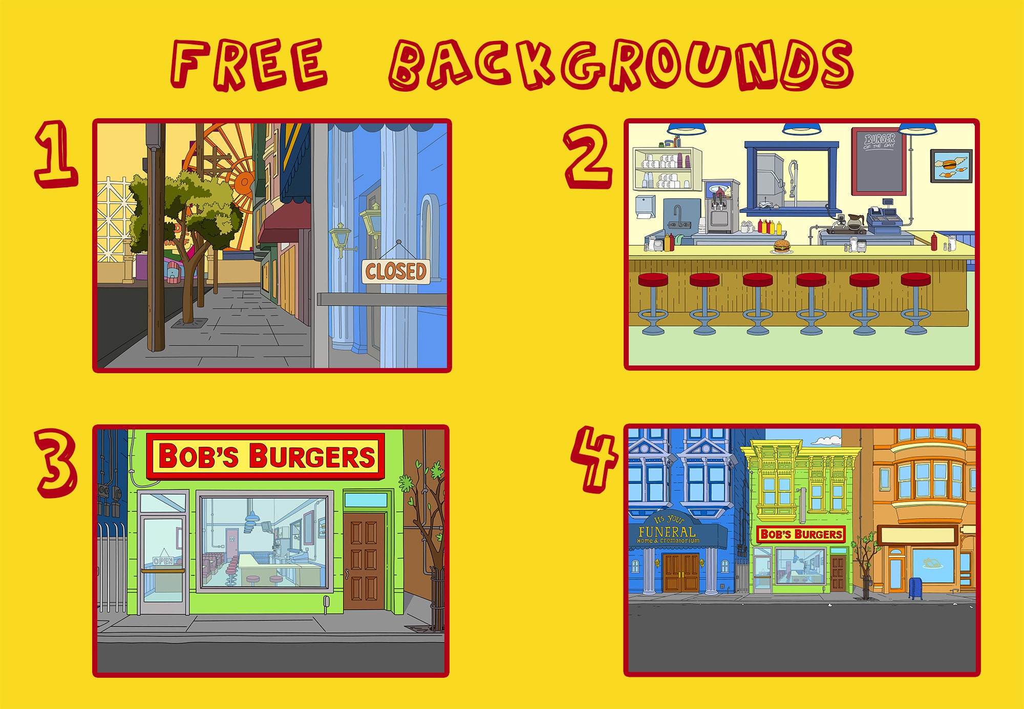 Personalized Bob Burger Portrait Bob's Burgers Custom Etsy