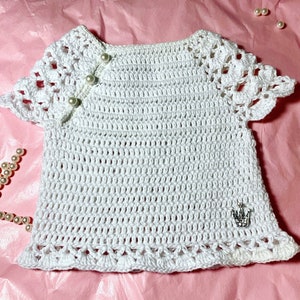 PDF patterns. Baby Girl Top: My Little Shell