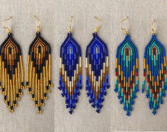 Aretes Colombianos Woven Dangle Fashion Earrings Gift for her