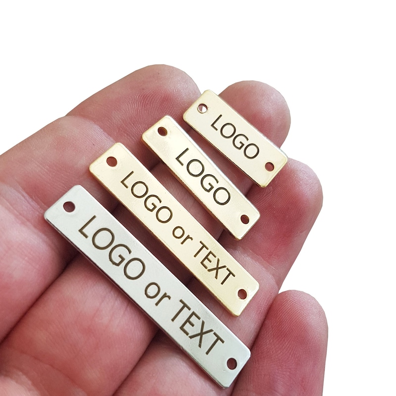 Metal Sew on Tag - Etsy UK