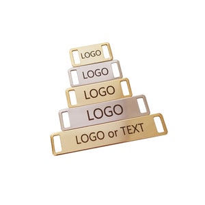 Bag Accessories Labels Custom Handmade Gold Brand Name Logo Metal Tags for  Handbags - China Metal Tags and Logo Tags price