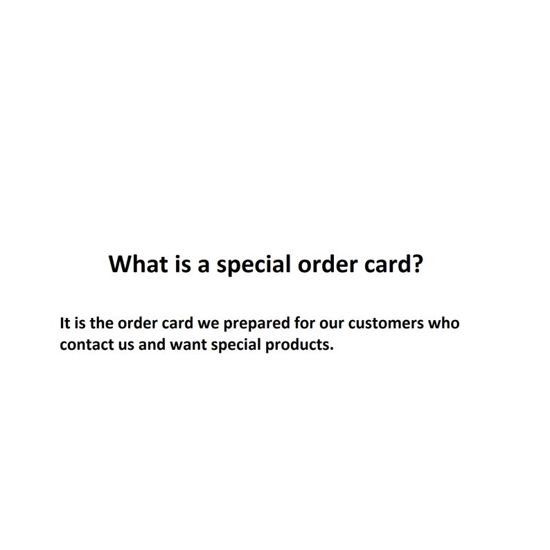 Special Order Card 4 image 1