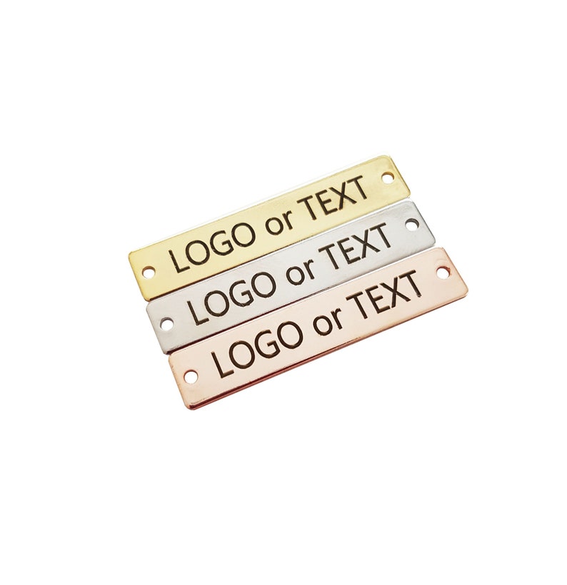 Custom Clothing Metal Tag,Bag Metal Tag,Clothing Tags,Engraved Tag, image 3