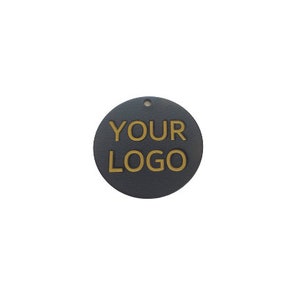 28 mm Custom Laser Engraved Logo, Custom Jewelry Tag, Round Disc, Custom Logo Charm, Metal Jewelry Tags, Brass Tags,