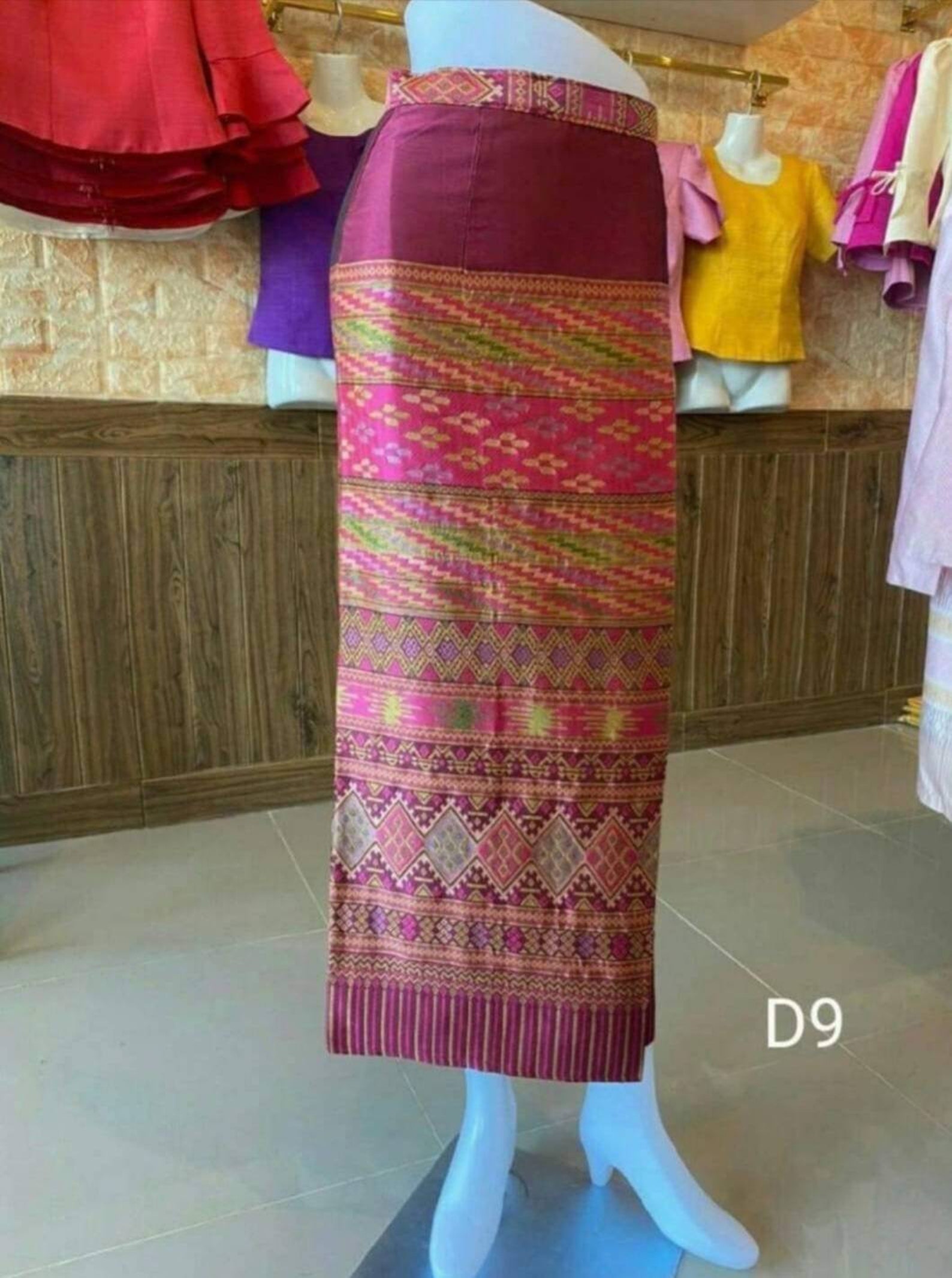 Beautiful Traditional Thai/Laos sinh skirt Hand woven | Etsy