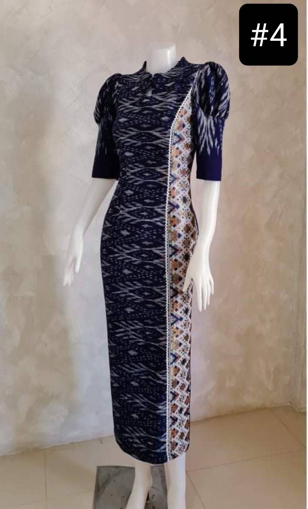 Gorgeous Thai Maxi Dress Hand Woven 100% Cotton Thai Dress | Etsy