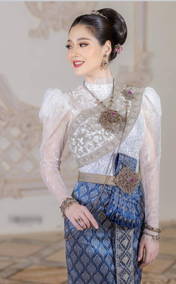 Luxury Thai Sivalia costume for women Handmade embroidered | Etsy