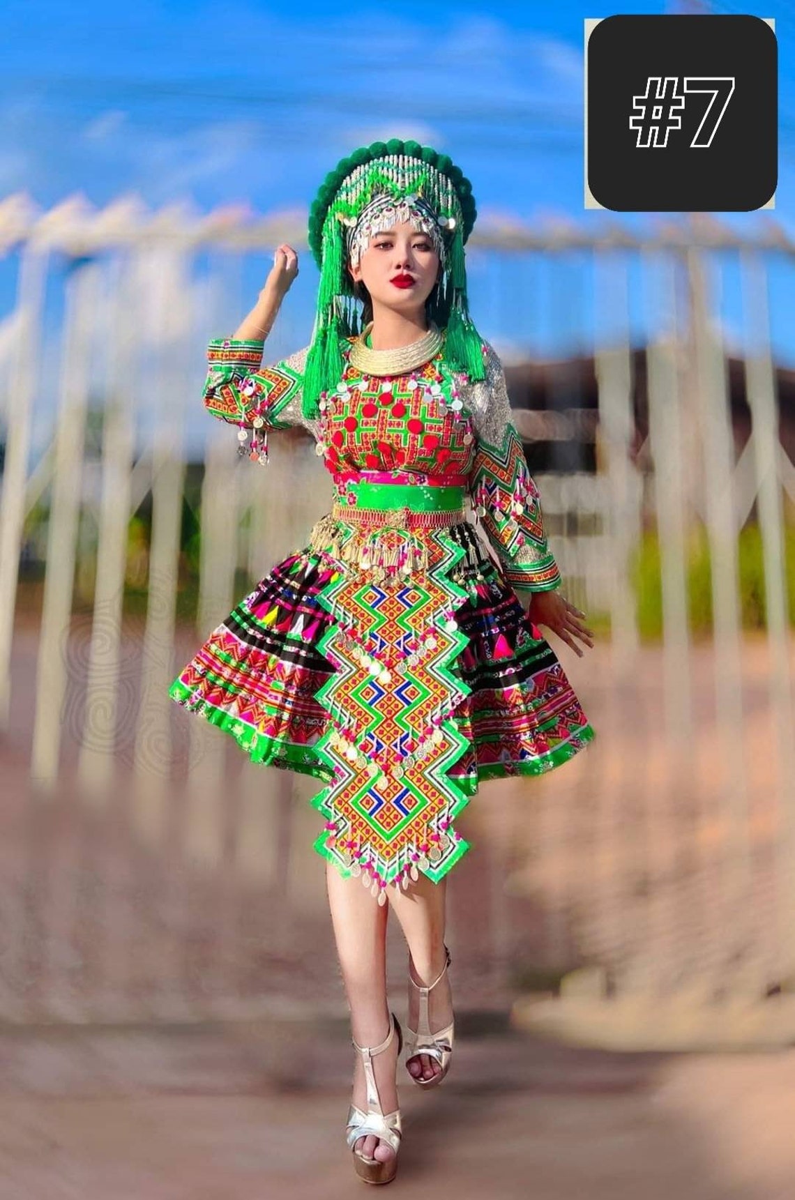 Stunning Authentic Hmong Dress Set of Hmong Outfit for Women Etsy