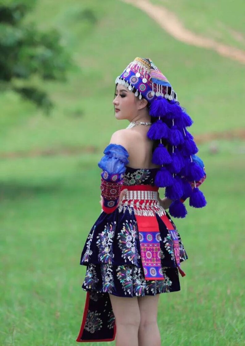 Stunning Authentic Hmong Dress Set of Hmong Outfit for Men Etsy