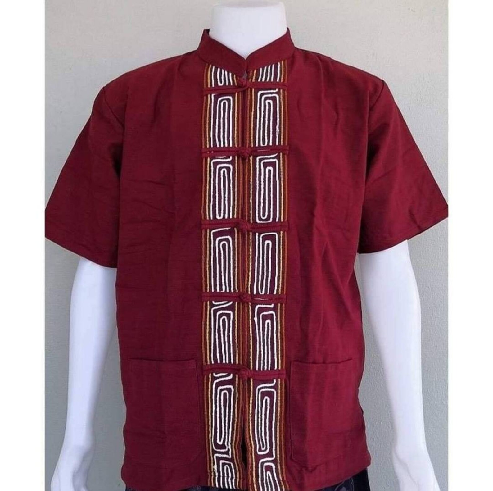 Traditional Thai Shirts for Men Thai Lanna Shirts Mohhom Etsy