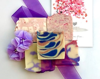 Vegan Soap For Women | 6 Half Size Bars | Vegan Palm Oil Free |  All Natural Body Bar | Homemade Bar Soap | Gift for Mom | Gift for Her