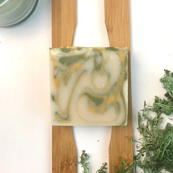 Lemongrass Soap | Cold Process | Face and Body Bar | Essential Oil | Vegan Palm  Oil Free Soap | Plastic Free Packaging | Handmade Soap Bar
