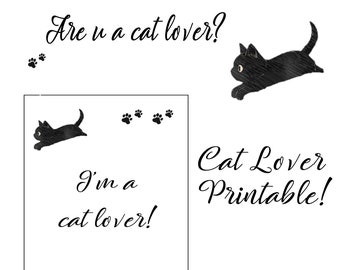 Downloadable cat art,cat vintage poster,cat clipart,funny cat print,cat dad gift,cat artwork,printable cat art,cat printable art,cats print