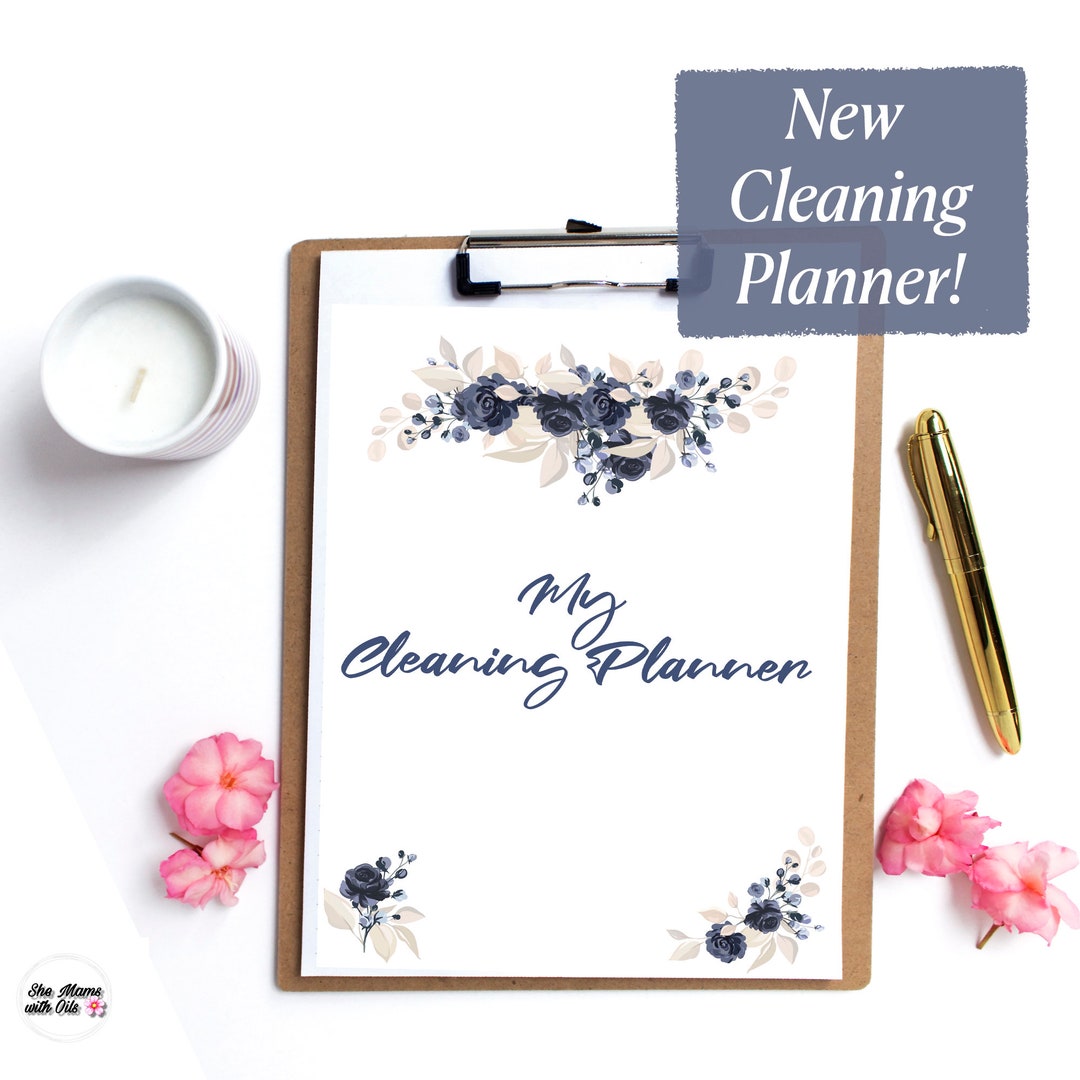 Cleaning Organiser,home Management,housework Planner,cleaning Chart ...