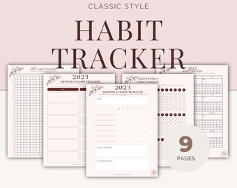 HABIT TRACKER - Home Planner 2023