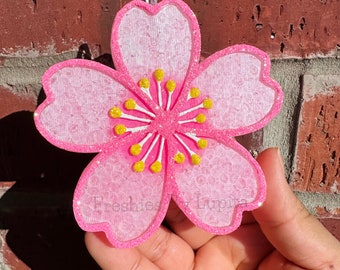 Pink Sakura Freshie, Floral Car Air Freshener